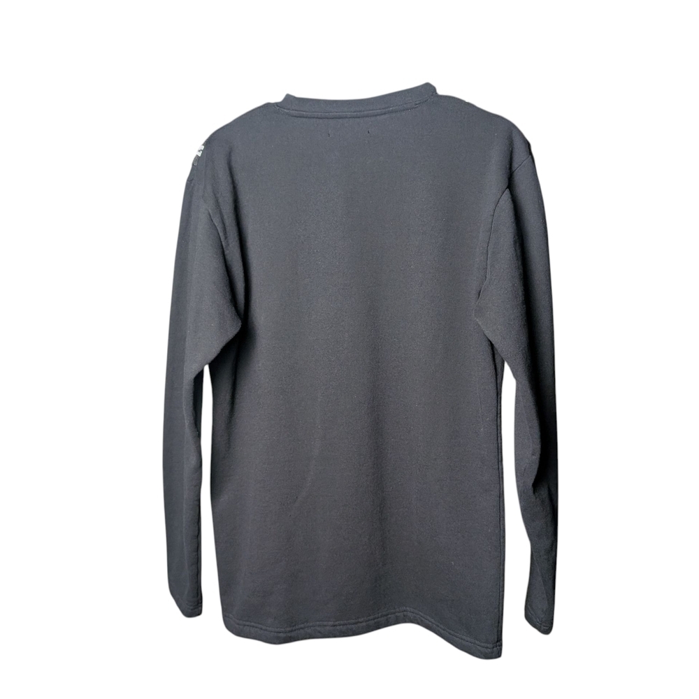 Hot Topic Dead Inside Black Graphic Long Sleeve Sweater Top Straps Men's Small - Picture 4 of 7